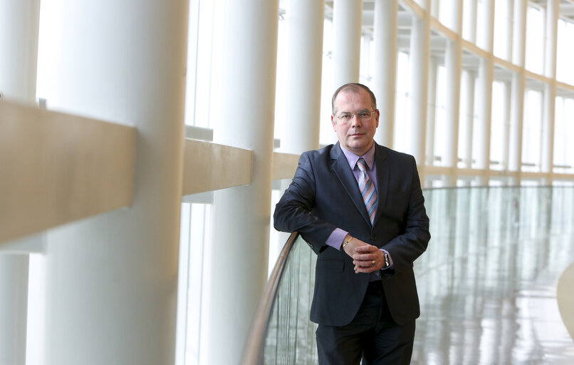 Fotografia 7: Andrejs MAMIKINS in the European Parliament in Strasbourg