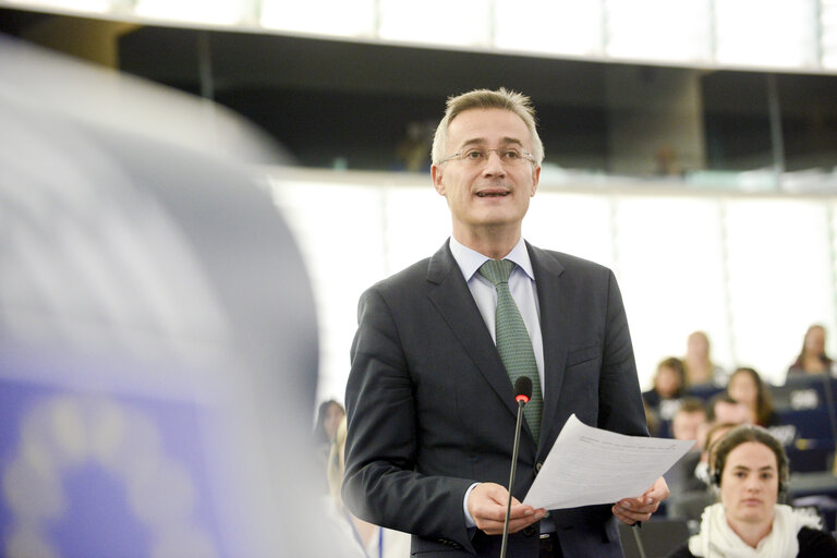 Fotografija 1: Plenary Session week 44 2015 in Strasbourg - Draft general budget of the European Union for 2016