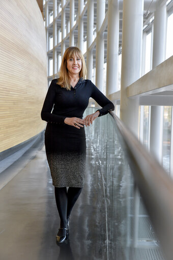 Suriet 18: Maria Teresa GIMENEZ BARBAT in the European Parliament in Strasbourg