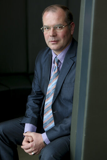 Fotografia 8: Andrejs MAMIKINS in the European Parliament in Strasbourg