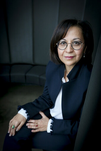 Fotografie 17: Tokia SAIFI in the European Parliament in Strasbourg