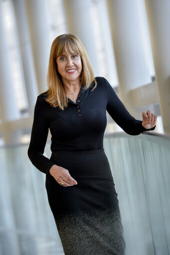 Fotografija 13: Maria Teresa GIMENEZ BARBAT in the European Parliament in Strasbourg