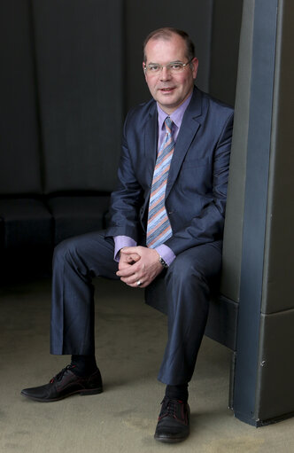 Fotografia 9: Andrejs MAMIKINS in the European Parliament in Strasbourg