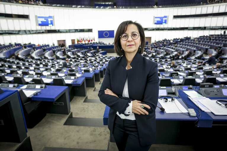 Fotografie 19: Tokia SAIFI in the European Parliament in Strasbourg