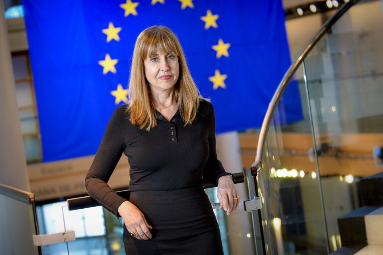 Suriet 9: Maria Teresa GIMENEZ BARBAT in the European Parliament in Strasbourg