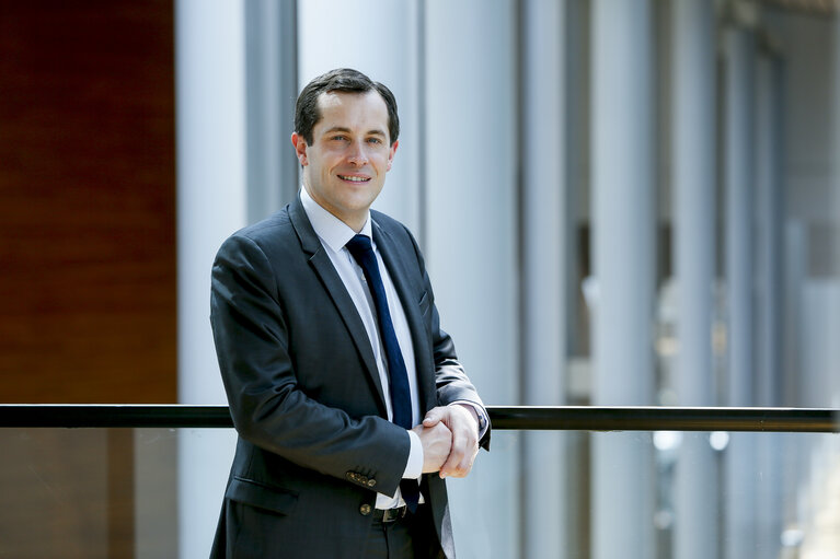 Nicolas BAY in the European Parliament in Strasbourg
