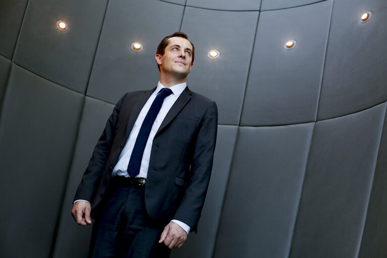 Nicolas BAY in the European Parliament in Strasbourg
