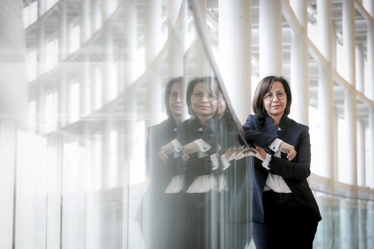 Fotografie 8: Tokia SAIFI in the European Parliament in Strasbourg