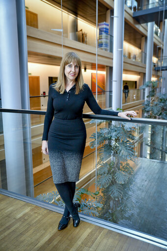 Foto 6: Maria Teresa GIMENEZ BARBAT in the European Parliament in Strasbourg