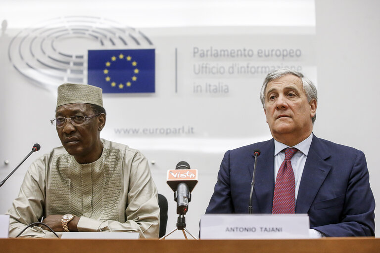 Fotó 9: EP President meets with the President of Chad - Press conference