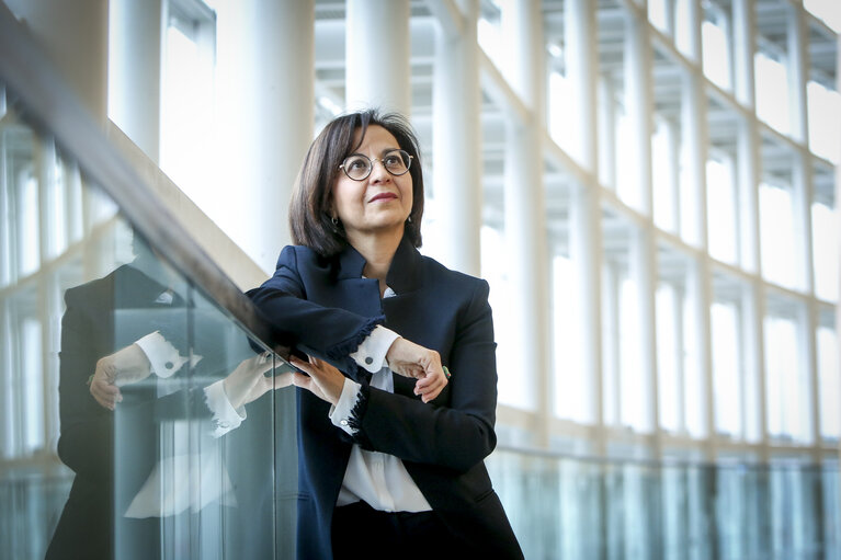 Fotografie 7: Tokia SAIFI in the European Parliament in Strasbourg