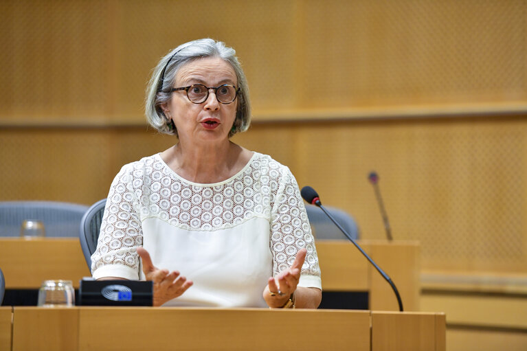 Zdjęcie 1: Mireille D'ORNANO in the European Parliament in Brussels