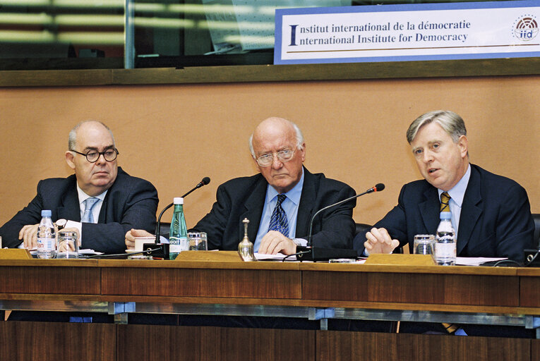 Fotografija 1: Round Table of International Institute for Democracy