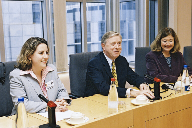 Photo 8: Meeting at the European Parliament in Brussels