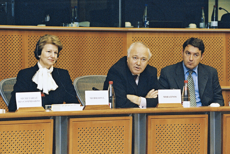 Photo 9: Meeting at the European Parliament in Brussels