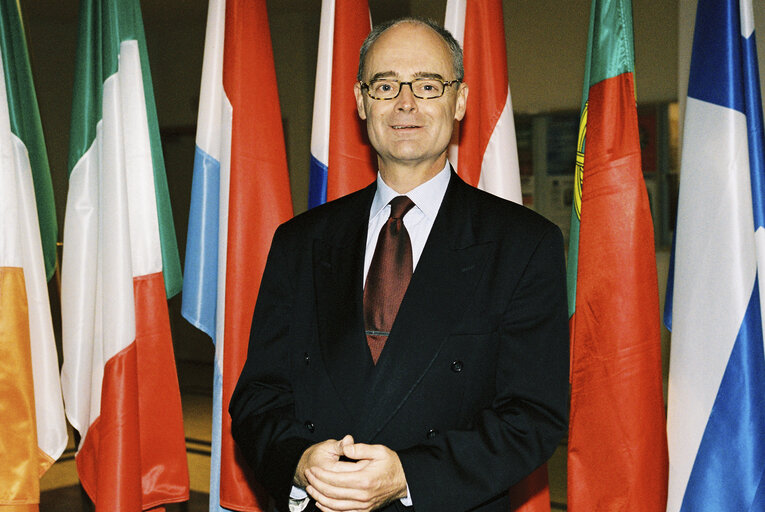 Suriet 1: Portrait of the MEP Per STENMARCK in European Parliament