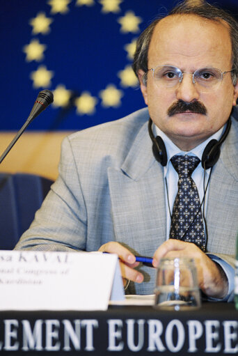 Fotografija 3: Press Conference on the situation of the Kurdish people at the European Parliament in Strasbourg