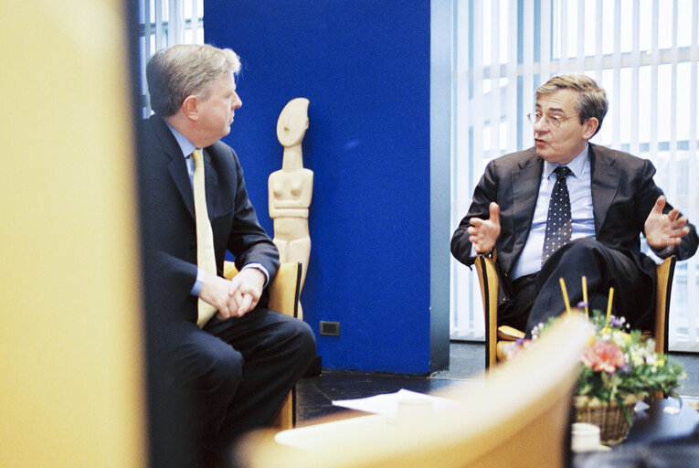 EP President meets with the President of the European Bank for Reconstruction and Development (EBRD) in Strasbourg