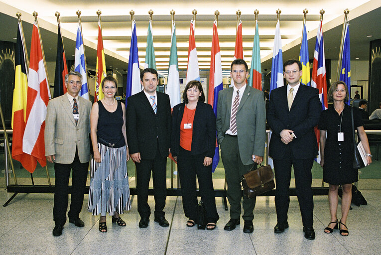 Fotagrafa 3: MEP Anne-Karin GLASE with guests in Brussels