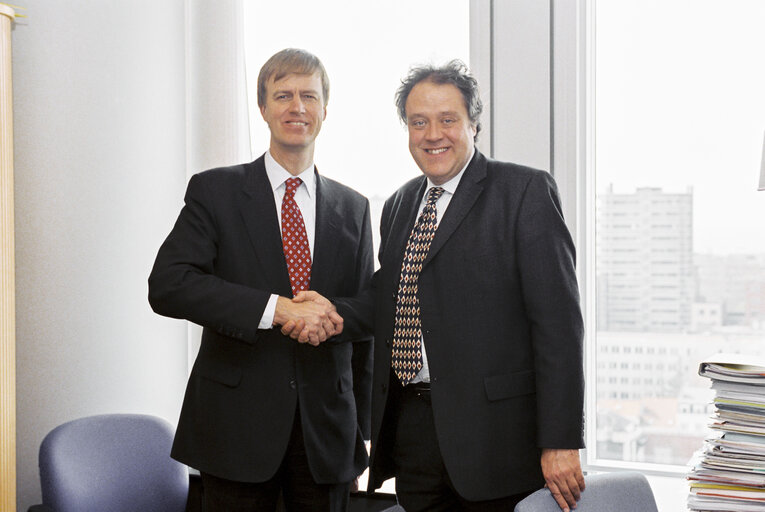 Fotogrāfija 9: MEP Richard HOWITT meets with British Politician Stephen TIMMS