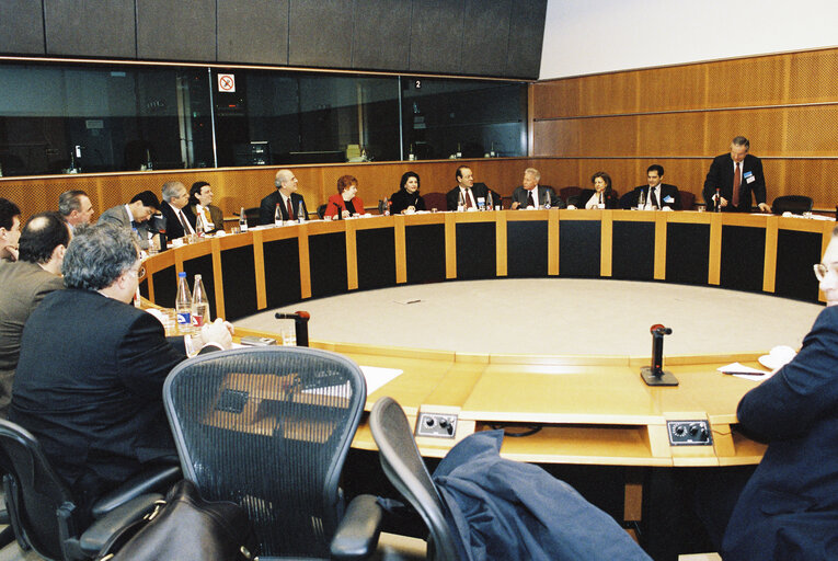 Photo 4 : Meeting at the EP in Brussels