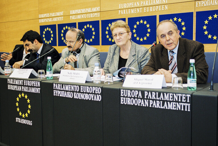 Press Conference on the situation of the Kurdish people at the European Parliament in Strasbourg