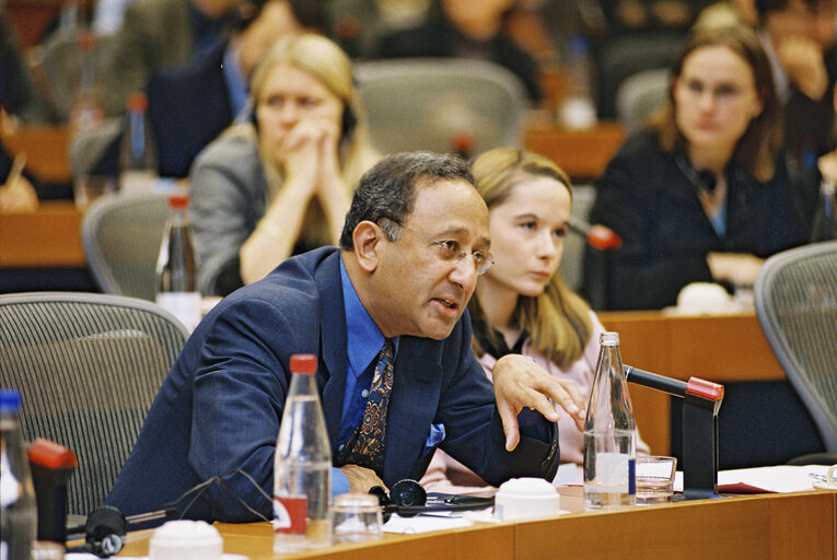 Fotografija 12: Meeting at the European Parliament in Brussels