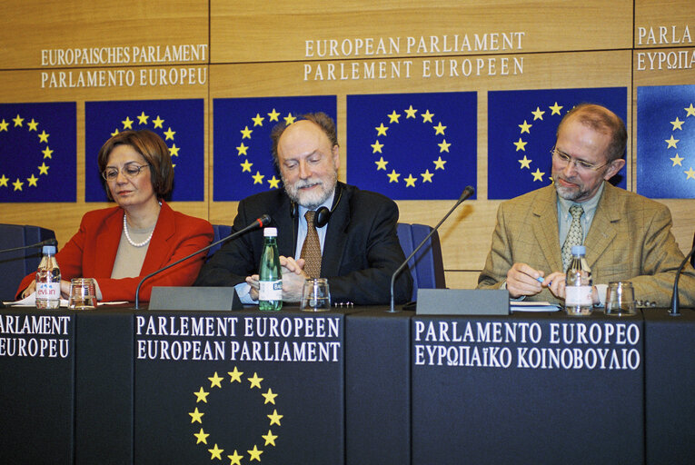 Fotografia 4: Press Conference at the European Parliament in Strasbourg