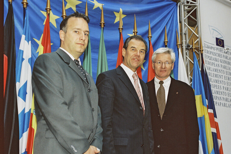 MEP Hubert PIRKER with guests