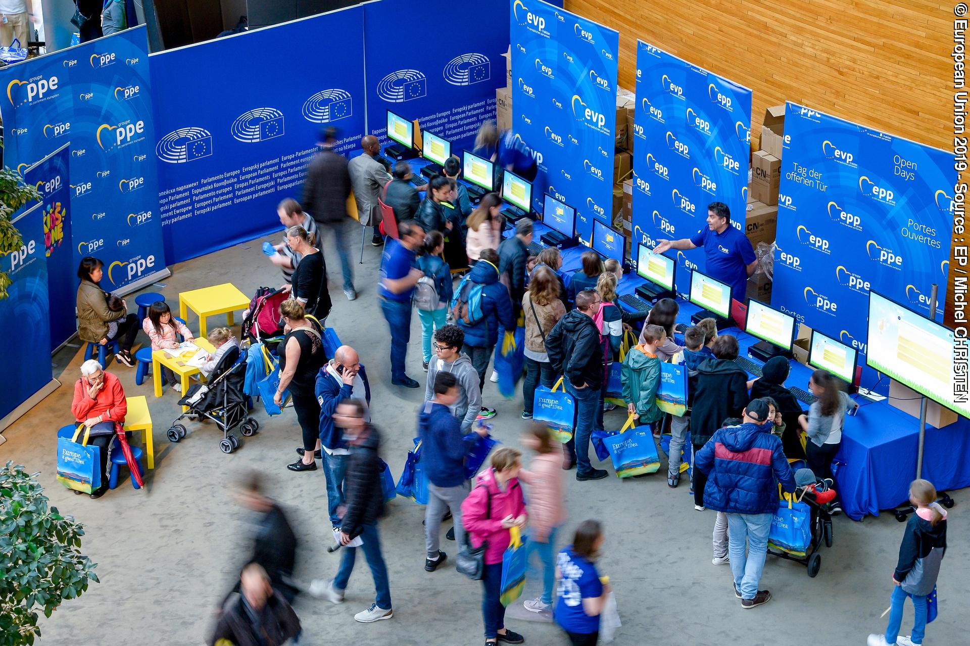 Open Day 2019 in StrasbourgAmbiance inside outside