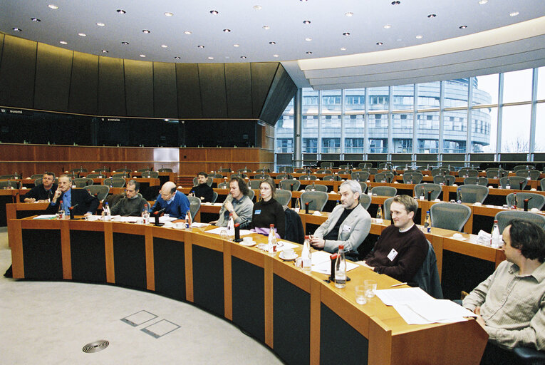 Photo 10 : Meeting at the European Parliament in Brussels