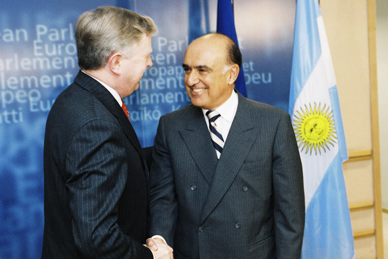 EP President meets with the Minister for Foreign Affairs of Argentina