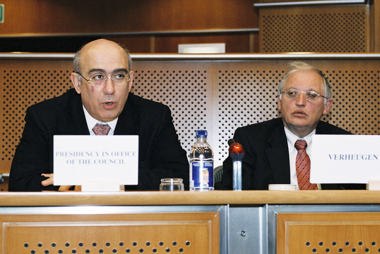 Fotografia 4: EU-Latvia Meeting at the European Parliament in Brussels