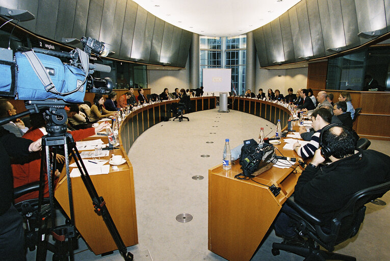 Fotografija 3: Meeting at the European Parliament in Brussels