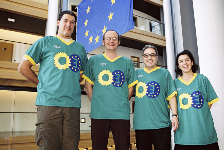 Fotografia 3: Greens Demonstration at the European Parliament in Strasbourg