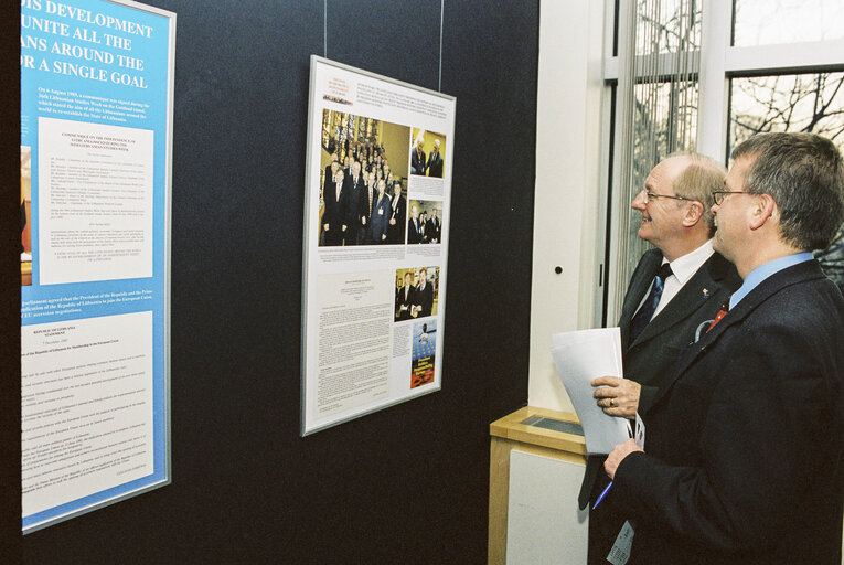 Billede 22: Exhibition on Lithuania at the European Parliament in Brussels