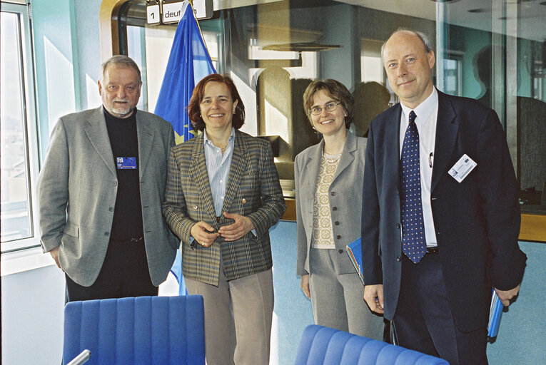 Nuotrauka 16: MEPs Freddy BLAK, Loyola de PALACIO VALLELERSUNDI and Anne E. JENSEN at the European Parliament in Strasbourg