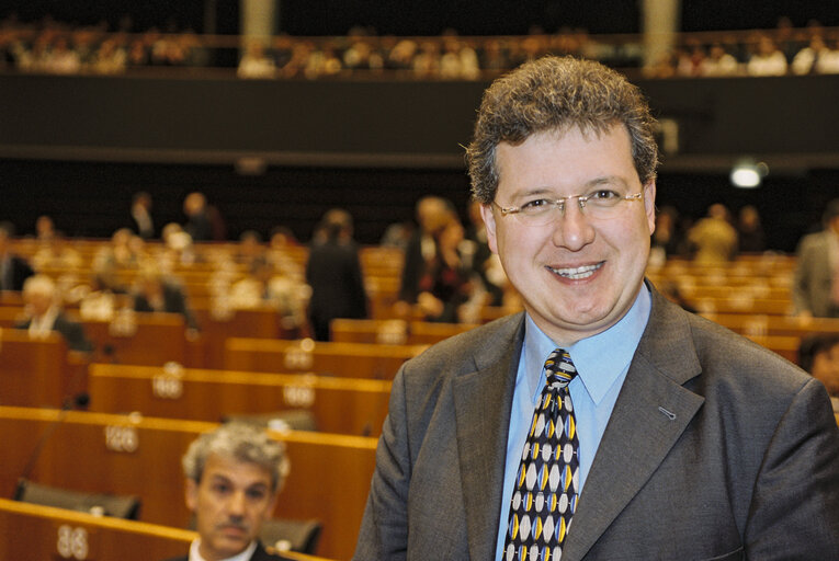 Photo 4 : MEP Markus FERBER in Plenary Session at the European Parliament in Brussels