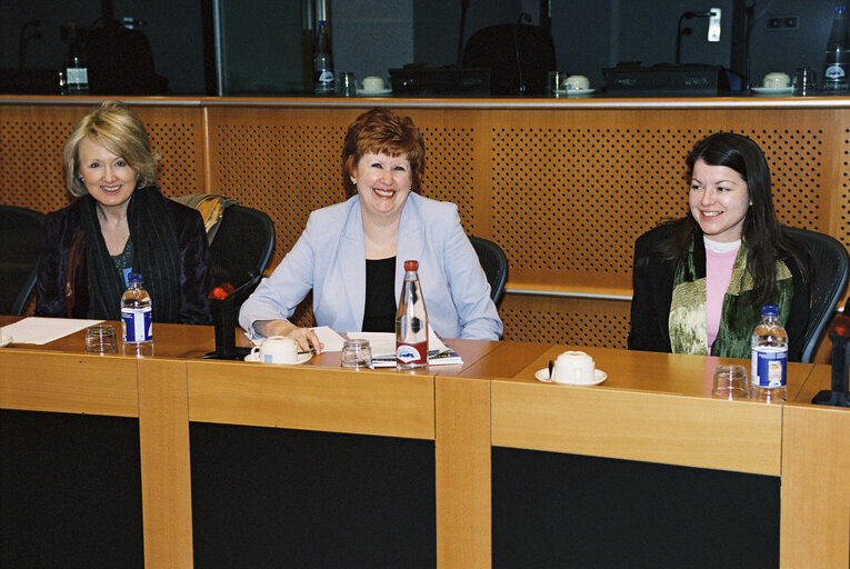 Meeting at the European Parliament in Brussels