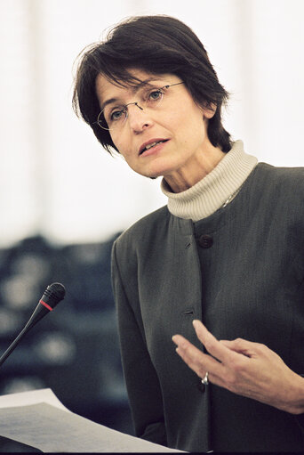 Fotografie 16: MEP Marianne THYSSEN in Plenary Session at the European Parliament in Strasbourg