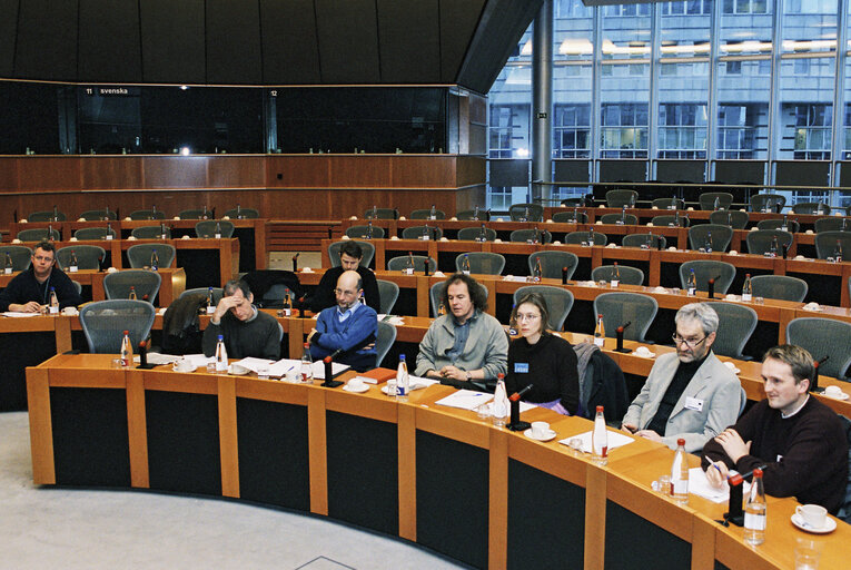 Photo 11 : Meeting at the European Parliament in Brussels