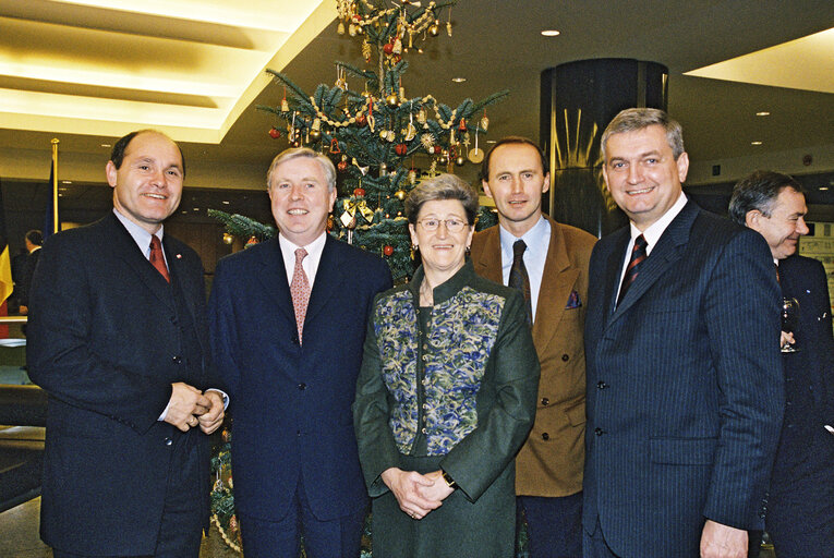 Fotografija 6: Pat COX EP President meets with MEPs