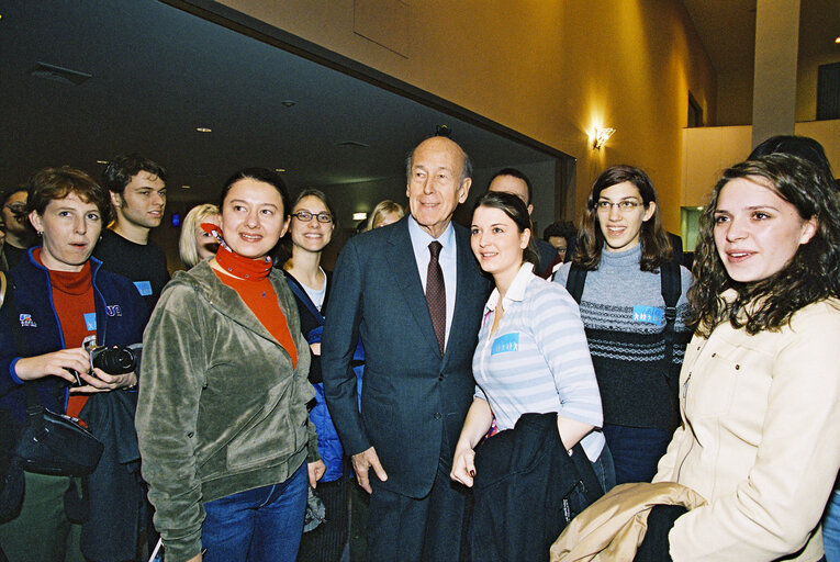 Meeting at the European Parliament in Brussels