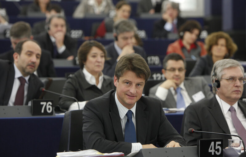 Fotografija 13: Presentation of the programme of the Spanish Presidency by Spain's Prime Minister during the Plenary session in Strasbourg