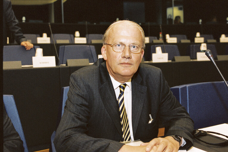 Suriet 3: MEP Jan MULDER at the European Parliament in Strasbourg