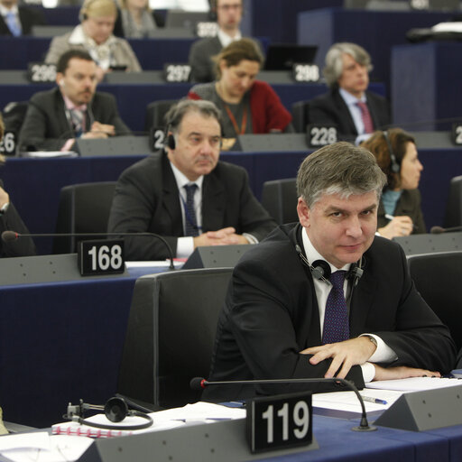 Fotografija 6: Presentation of the programme of the Spanish Presidency by Spain's Prime Minister during the Plenary session in Strasbourg