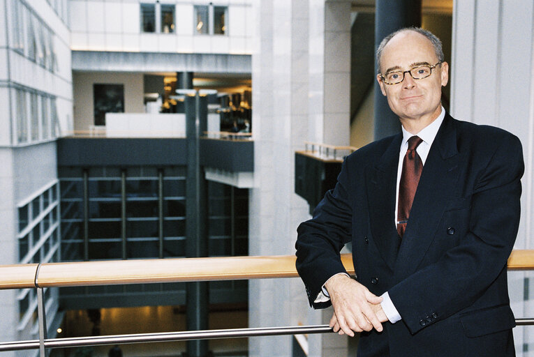 Fotografija 4: Portrait of the MEP Per STENMARCK in European Parliament