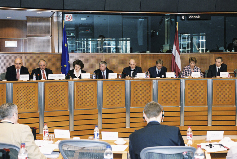 EU-Latvia Meeting at the European Parliament in Brussels