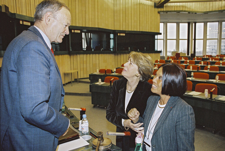 Zdjęcie 11: Meeting with Andreas KHOL, Austrian Politician at the European Parliament in Strasbourg