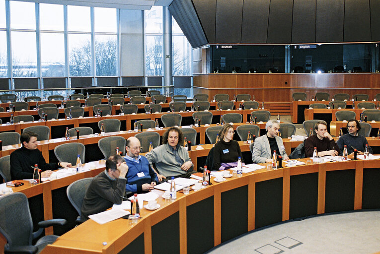 Photo 14 : Meeting at the European Parliament in Brussels